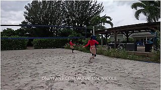 Volleyball Team Fucks Guy On Miami Beach