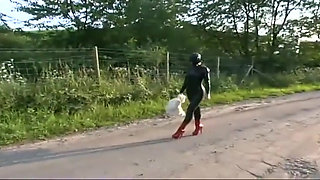 Presenting my latex photo shooting with my stuffed toys