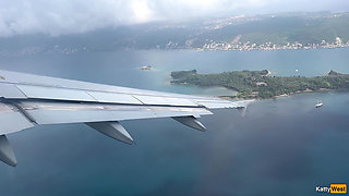 Public Dick Flashing in Airplane - Girl Brought Me to Cumshot in 2 Minutes