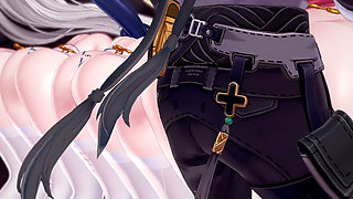 Wuthering Waves - Rover Harem BDSM Sex - 3D Hentai Animations