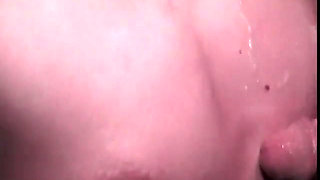 Horny brunette comes home after spring break party to bang an older stud