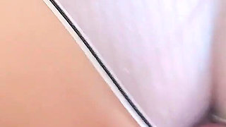 I Rubbed My Ass Against His Cock so Much That I Made Him Shoot a Big Stream of Cum