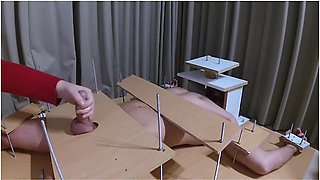 Amateur Femdom Tease Handjob And Foot Tickle