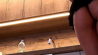 Hot Authentic Redhead Real College Girl Flashes Her Pussy Lips First Then Takes Her Slim Panties off to Show Naked Ass