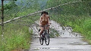 Nudist bike ride