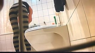 Teen in Bathroom Shower