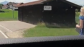 Roadside Creampie Challenge: Free Ride Full Load in My Pussy!