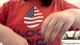 Hot Busty Webcam Babe Masturbate Solo