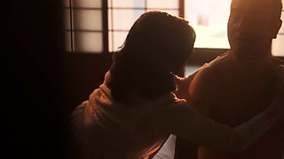 Asian Girl Giving Blowjob Licking Asshole On The Bed