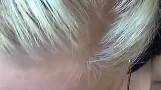 Hot blonde and redhead give hardcore pov blowjob