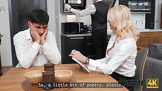 Shame4k. this bad student disciplined his cougar tutor with Anal Sex