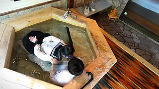 Dripping Uniform, Restrained in a Bathtub, off-campus Lesson