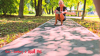 Outdoor Pickup French Blonde MILF Axell Fox