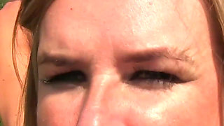 Sexy Big Tits MILF Wife Summer Rose Gets Fucked Outside by Her Hubby