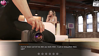 Burning Boundaries 34 - Private Photoshoot Part 2 Mike Gets Handjob and Cums on Angelica's Hands