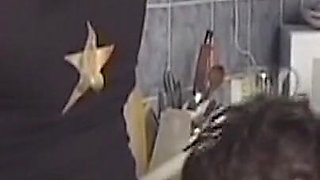 Short Haired MILF Rides Cock Hard in Kitchen