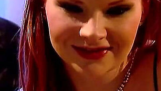 Redhead Tarra White Sucks and Rides Massive Cock Wildly