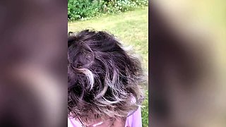 Amateur milf car outdoor handjob