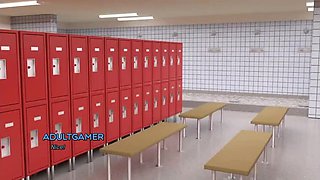 Mind Control College Girl: Desi Teen Undresses in School Bathroom Fuck