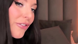 Busty brunette bitch with big boobs