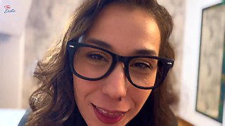 Horny stepsis got her pussy covered in cum after seducing him POV