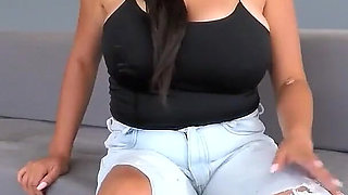 Massive Tits Asian-latina Swallows Cum After Homemade Fuck!