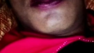 Beautiful Nose pin Indian Aunty