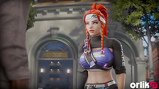 Brigitte's First Date Gone Wrong - Big Black Dick Anal & Creampie Overwatch 3D Animation