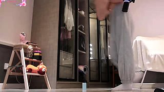 Japanese teens super wet solo show Uncensored