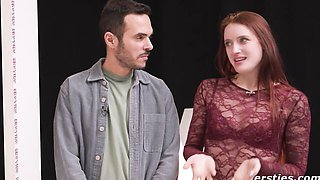 Female orgasm video with comely bunny from Ersties