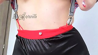 Cute amateur webcam teen girl toying pussy on webcam