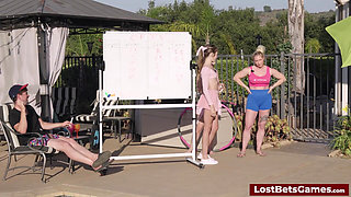 Reciting the National Anthem in a Wacky Wild Strip Game Show