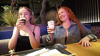 Cheating on Wife with Busty Neighbor Girl. Scandal! but Big Boobs Polly is Da...