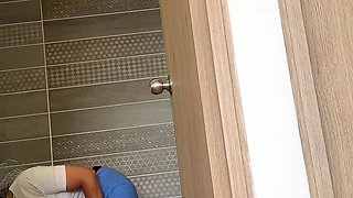 Thick Latina Maid Big Natural Tits Homemade POV