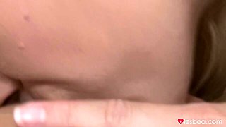 Astonishing lesbian sex play with a passionate brunette Anna Rose