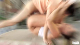 Small ra Gia Dibella uses her g-string to entice lecturer mick to drill her hungry pussy - reality kings