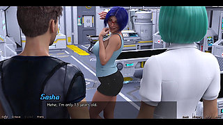 Stranded in Space - Blue Haired MILF Want Threesome with Me & Hot Busty Doctor