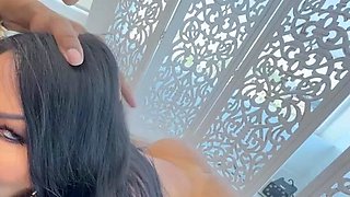 POV blowjob and anal for a big cock