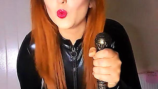 Dominant Humiliation JOI by Latex Mistress in Maleficent Cosplay