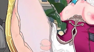 Honkai Star Rail - Hyacine X Caelus Passionate Sex - 3D Hentai Animation