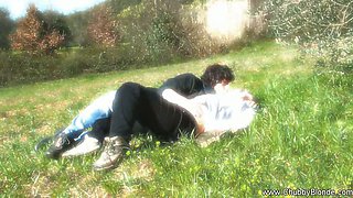 Natural Italian Love On The Grass