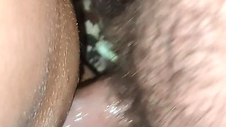 Orgasm and moans of pleasure end up together