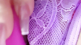 Horny in Bed Using My New Vibrator on My Clit