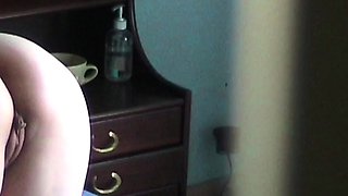 Hot Cougar Dagmar Caught On Hotel Spycam