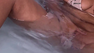Sexy Nina Rivera Playing in the Pool in a Hot Bikini