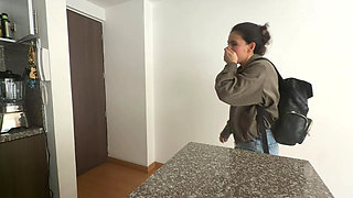 A Lesbian Dominates Me Before I Go to Work