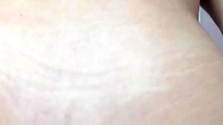 fucks dildo and uses vibrator