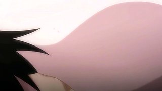 Tender maid guides shy virgin boy into a steamy bath