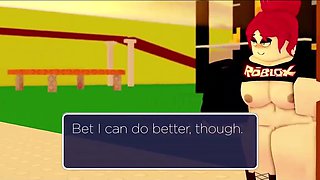 Redhair bitch getting her pussy fucked real hard outside the building