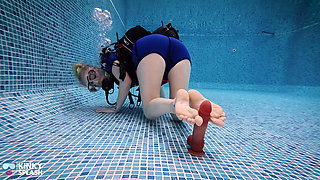 Underwater Scuba Foot Job